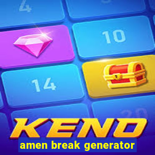 amen break generator